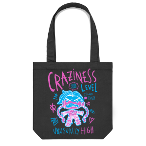 Craziness Personalized Casual Canvas Tote Bag