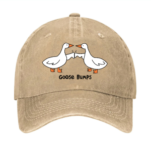  Goose Bumps Unisex Vintage Fashion Casual Washed Cap