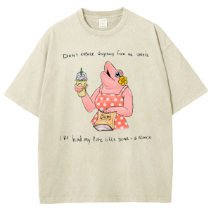 Don't Expect Anything From Me Snowflake Vintage Cotton T-Shirt