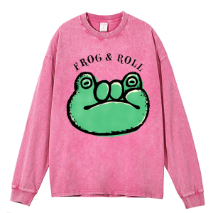 Frog and roll Heavy Duty Vintage Washed Sweatshirt