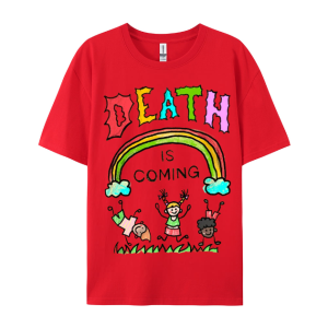 Women Personalized Death Is Coming Cotton T-shirt