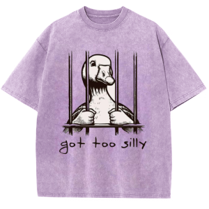 GOT TOO SILLY Snowflake Vintage Cotton T-Shirt