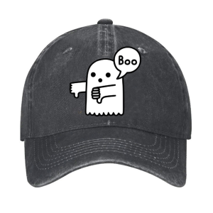 Boo Unisex Vintage Fashion Casual Washed Cap