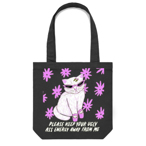 Ugly Ass Energy Personalized Casual Canvas Tote Bag