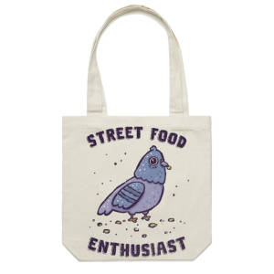 Street Food Personalized Casual Canvas Tote Bag