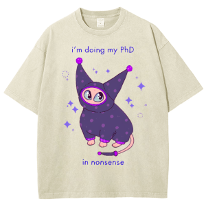 I'm Doing My PHD Snowflake Vintage Cotton T-Shirt