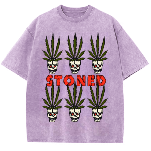 Stoned Snowflake Vintage Cotton T-Shirt