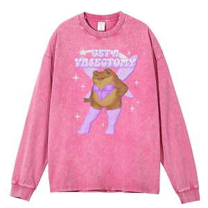 Elegant frog angel Heavy Duty Vintage Washed Sweatshirt