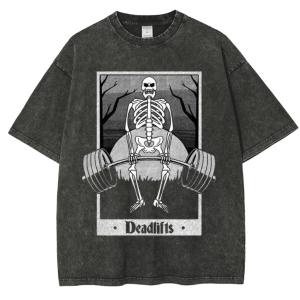  Snowflake Vintage Dead Live Cotton T-Shirt