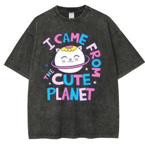 T CAME FROM  Snowflake Vintage Cotton T-Shirt