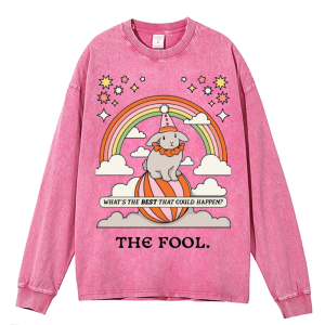 What Is The Best That Could Happen Heavy Duty Vintage Washed Sweatshirt