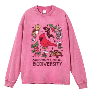 Support Local Biodiversity Parrot Heavy Duty Vintage Washed Sweatshirt