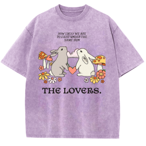 The Lovers Snowflake Vintage Cotton T-Shirt
