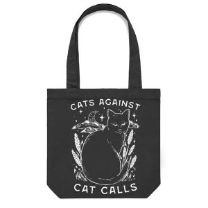 Cats Againist Cats Call Personalized Casual Canvas Tote Bag