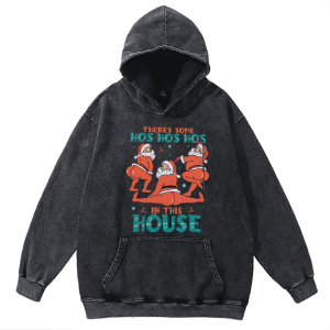 In The House Unisex Casual Washed Hoodies