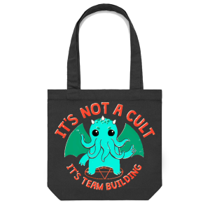 It‘s Not A Cult Personalized Casual Canvas Tote Bag