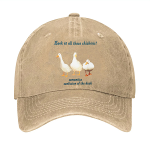 Look At These Chickens Unisex Vintage Washed Cap