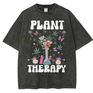 Therapy Snowflake Vintage Cotton T-Shirt