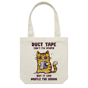 Duct Tape Personalized Casual Canvas Tote Bag