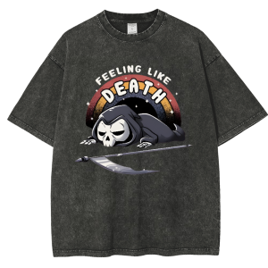Feeling like death Snowflake Vintage Cotton T-Shirt