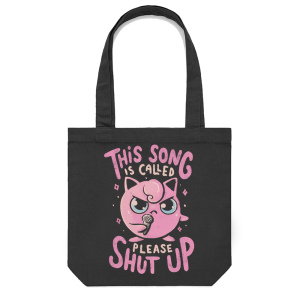 Shut Up Personalized Casual Canvas Tote Bag