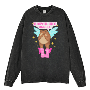 Pretty frog lady   Heavy Duty Vintage Washed Sweatshirt