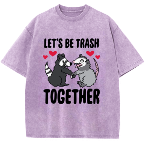 Let's Be Trash Snowflake Vintage Cotton T-Shirt