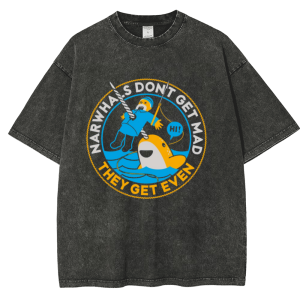 Don't Get Mad Snowflake Vintage Cotton T-Shirt