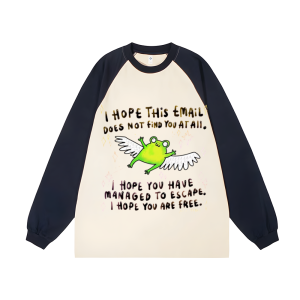 I Hope You Are Free Unisex Personalized Customization Cotton Raglan Sweatshirt