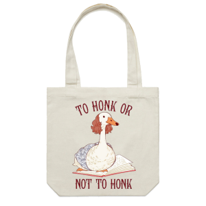 To Honk Or Not To Honk  Personalized Casual Canvas Tote Bag