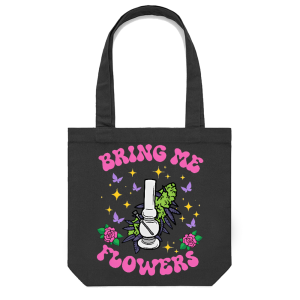 Flower Personalized Casual Canvas Tote Bag