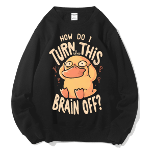 Brain Off Heavy Weight Fleece Crewneck Sweatshirt