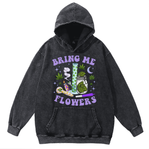 Bring Me Unisex Casual Washed Hoodies