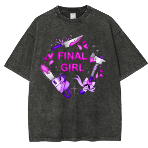 Final Girl Snowflake Vintage Cotton T-Shirt