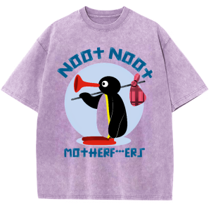NOO+ Snowflake Vintage Cotton T-Shirt