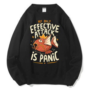  Effective Attack Is Panic Heavy Weight Fleece Crewneck Sweatshirt