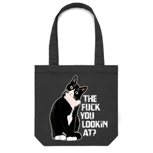 You Lookin At Personalized Casual Canvas Tote Bag