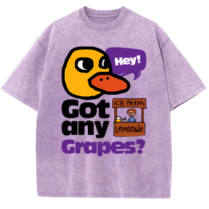 Got Any Grapes  Snowflake Vintage Cotton T-Shirt