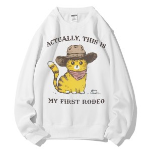 My First Rodeo Heavy Weight Fleece Crewneck Sweatshirt